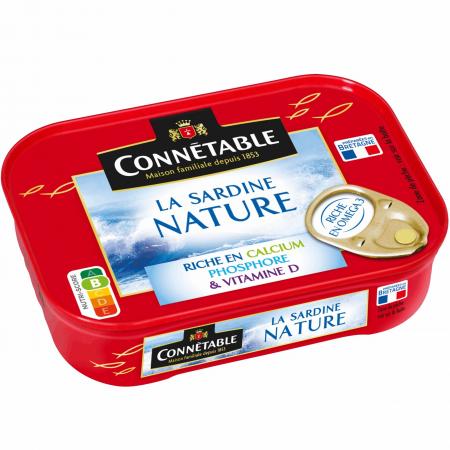 Sardines natures Connétable