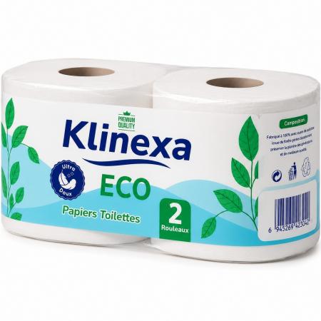 Papier toilette Eco (2 rouleaux)