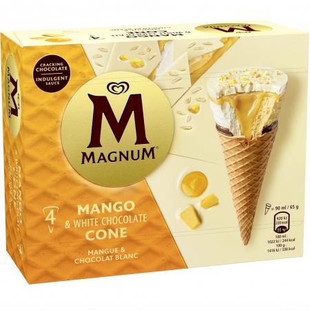 Cônes Mangue & Chocolat Blanc Magnum
