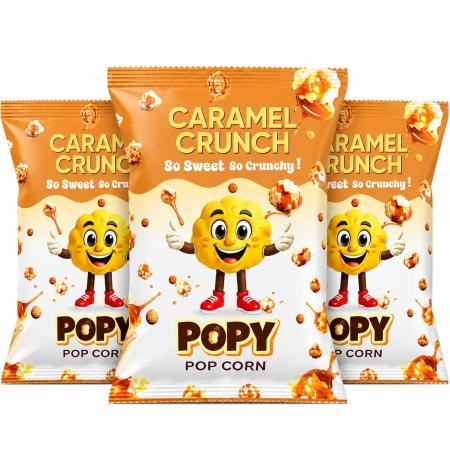 Popcorn Caramel Popy (3 sachets)